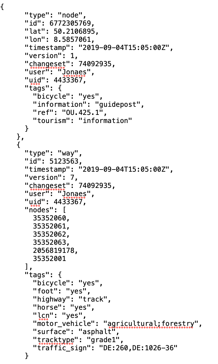 json data